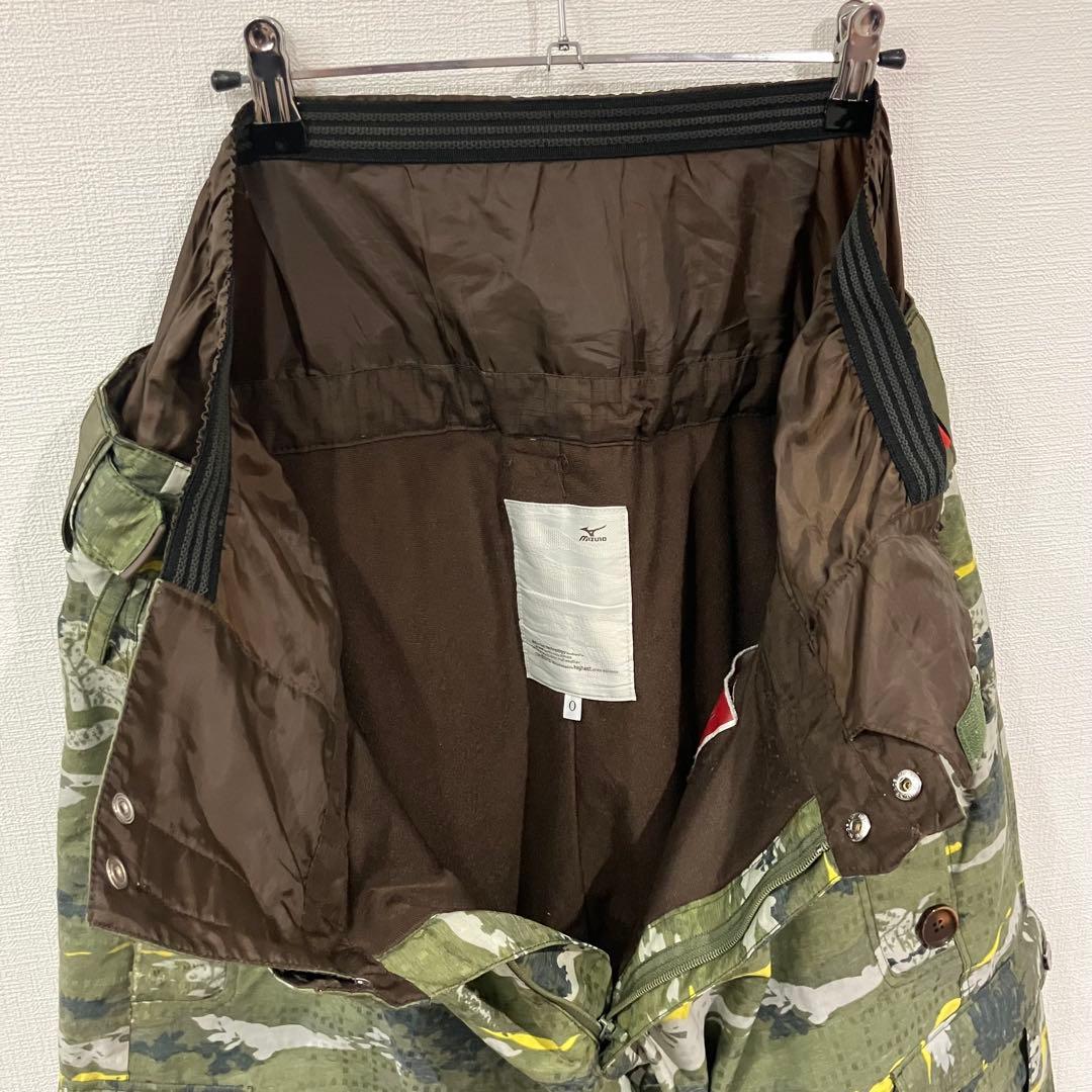 MIZUNO スノーボード　ウェア　メンズ　パンツ　XLサイズ　迷彩柄