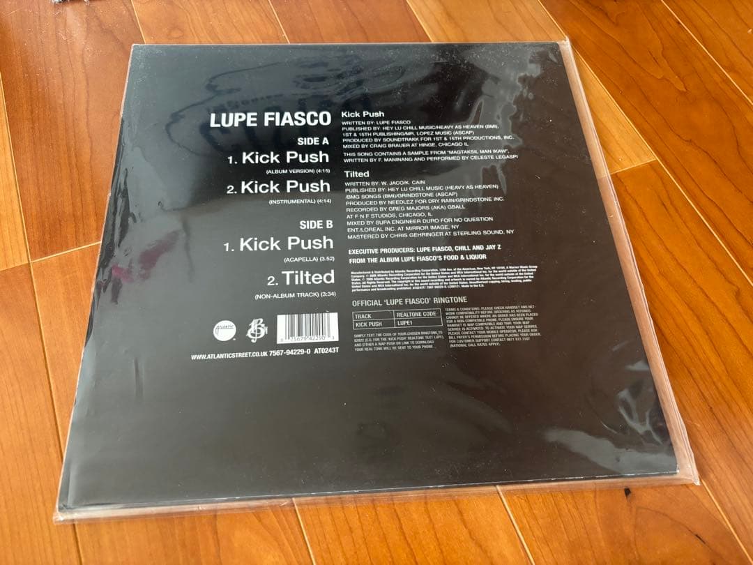 Lupe Fiasco Kick Push Tilted アナログ レコード