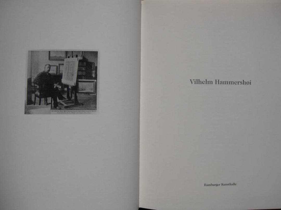 Vilhelm Hammershoi　ヴィルヘルム・ハンマースホイ　ハマスホイ