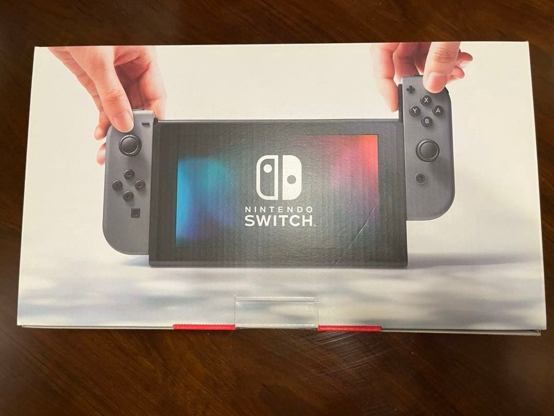 Nintendo switch 本体　グレー　箱付　付属品全あり　マイクロsd付