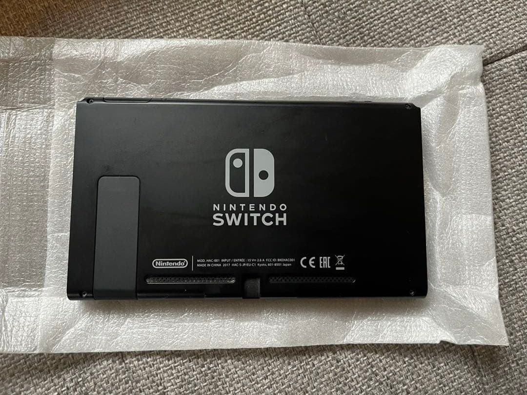 Nintendo switch 本体　グレー　箱付　付属品全あり　マイクロsd付
