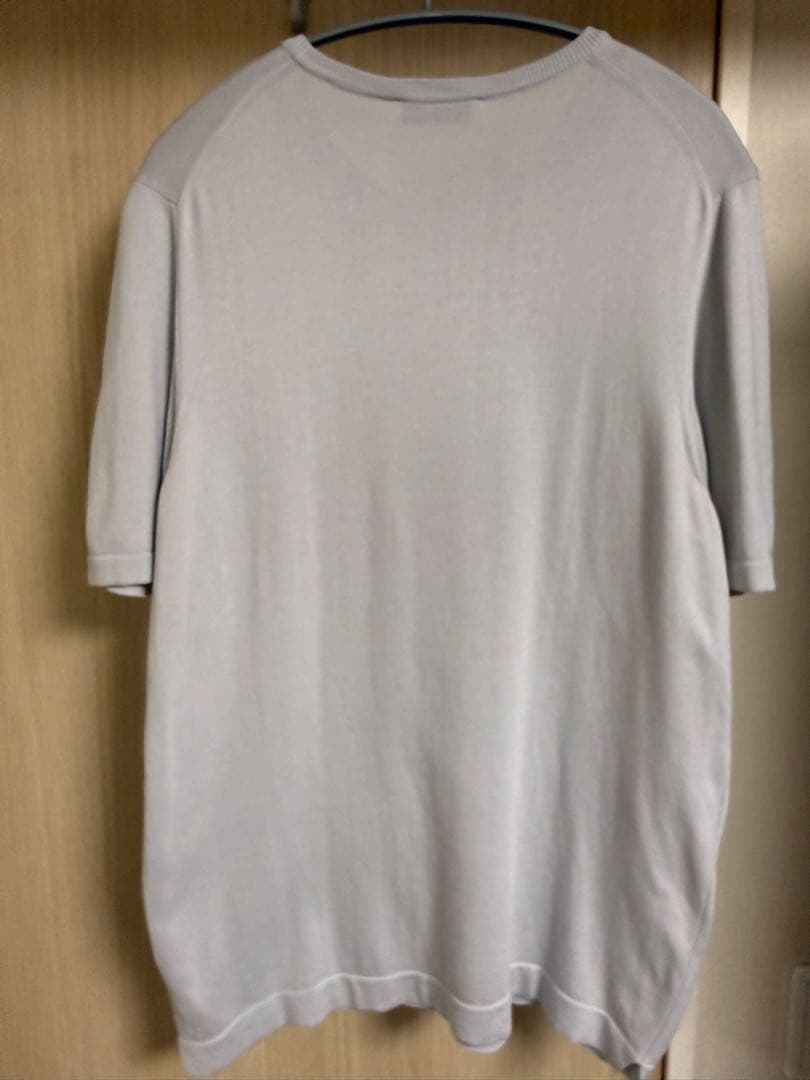 【シン】グランサッソ ニットTシャツ50(アイスグレー)