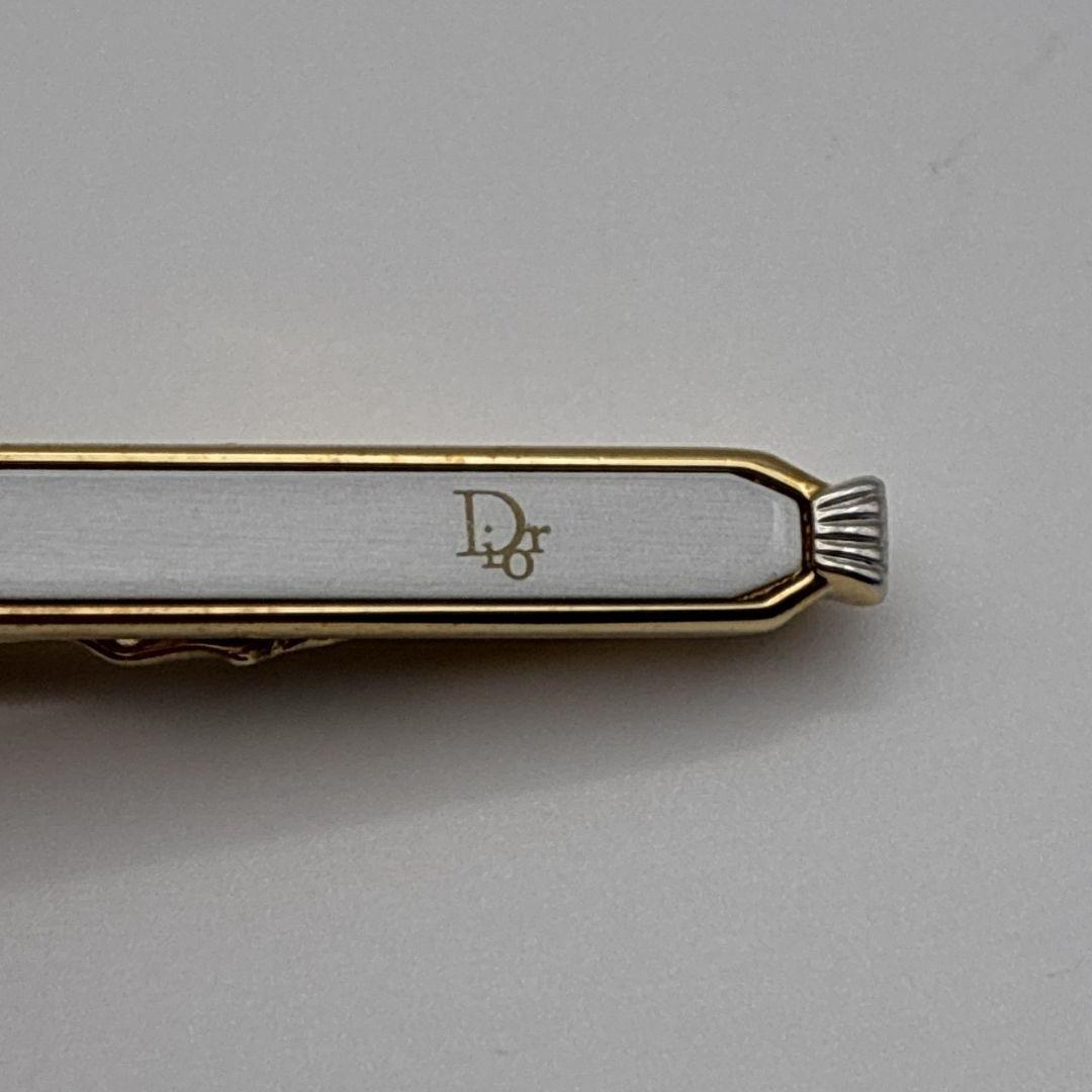美品✨クリスチャンディオール ネクタイピン・カフス ゴールド×シルバー