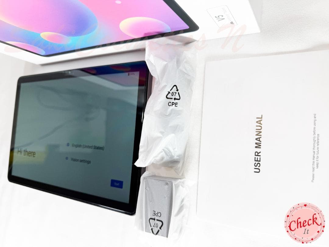専用ケース付属！✨最新版10インチタブレット✨ Tavoni♡V5 動作確認済み