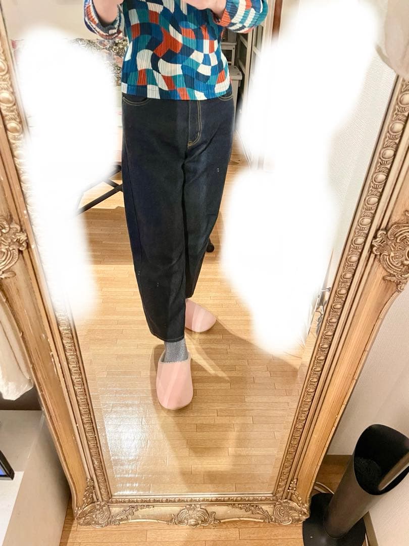 ヴィヴィアンウエストウッド デニムストレートパンツ 40 ブルー