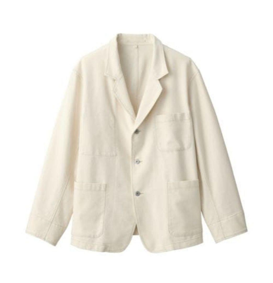 MUJI LABO ジャケット 新品 和紙混カルゼジャケット