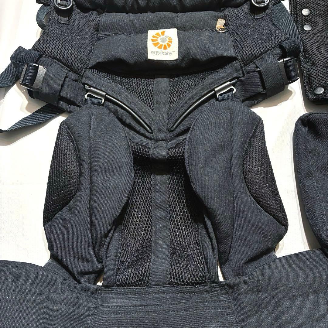 【美品】 エルゴベビー オムニ360 クールエア メッシュ 抱っこ紐 ポーチ付き
