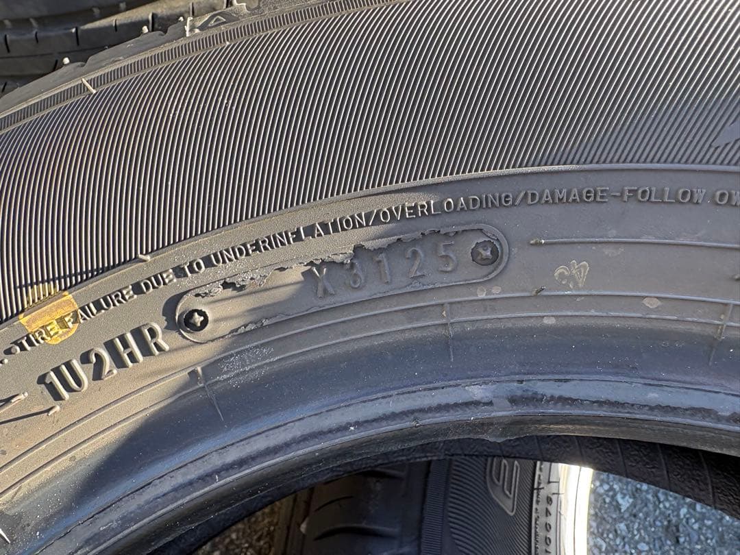 ダンロップENASAVE 175/70R14 ヤリス新車外し4本セット