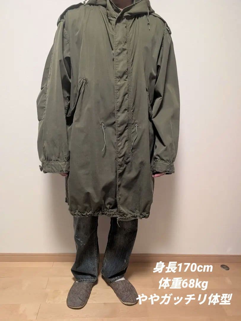 実物 50s US.ARMY M1951 M51 モッズコートパイルライナー付き
