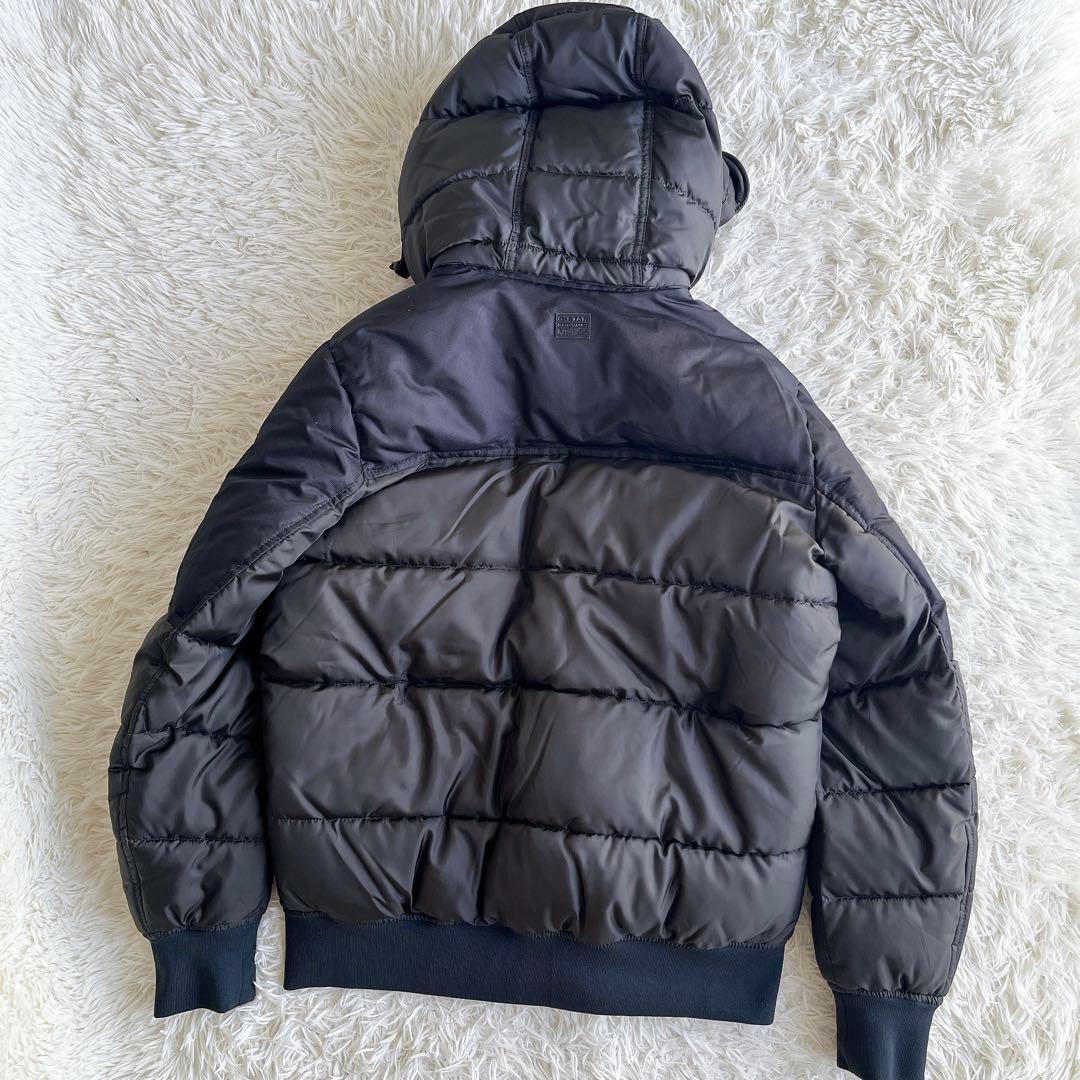美品 G-STAR RAW ジースター・ロゥ 中綿ジャケット フーデッド M 黒
