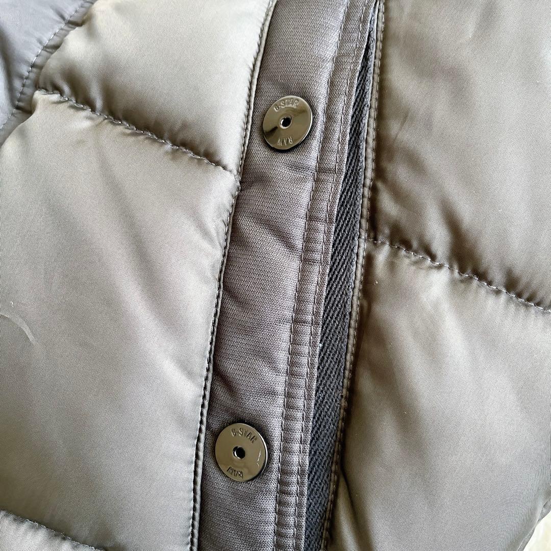 美品 G-STAR RAW ジースター・ロゥ 中綿ジャケット フーデッド M 黒