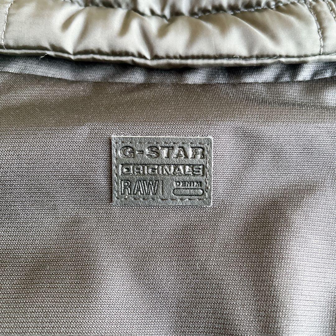 美品 G-STAR RAW ジースター・ロゥ 中綿ジャケット フーデッド M 黒