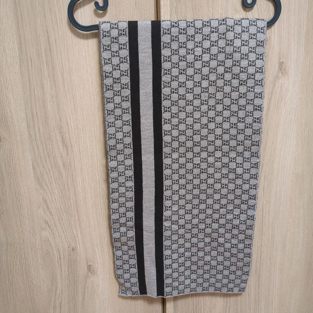美品 正規店購入 GUCCI マフラー ストール リバーシブル
