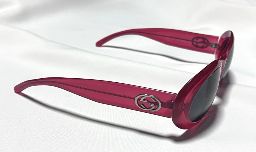 Gucciビンテージサングラスグッチクリア GG240 O/N/S レッド