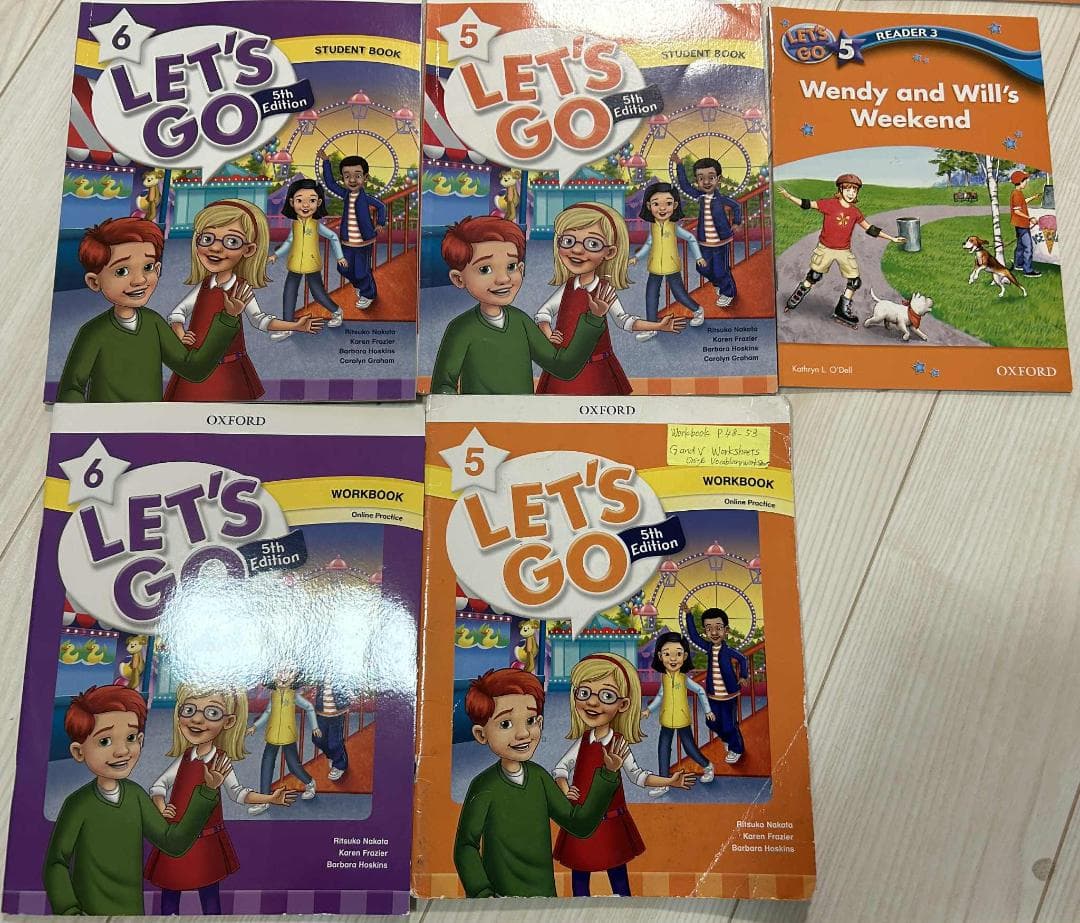 Let's Go 5 & 6 英語絵本セット