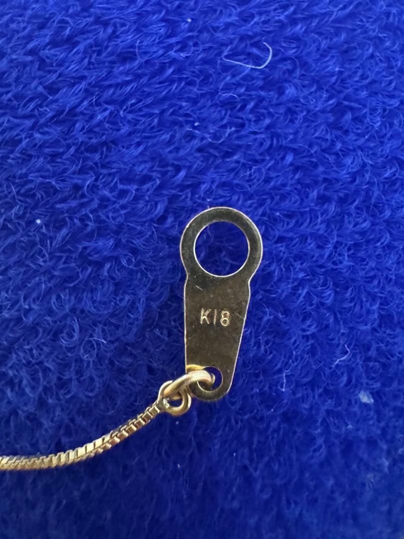 キ*ん様 k18ネックレス、k18.k24トップ、k10アジャスター 3点セット
