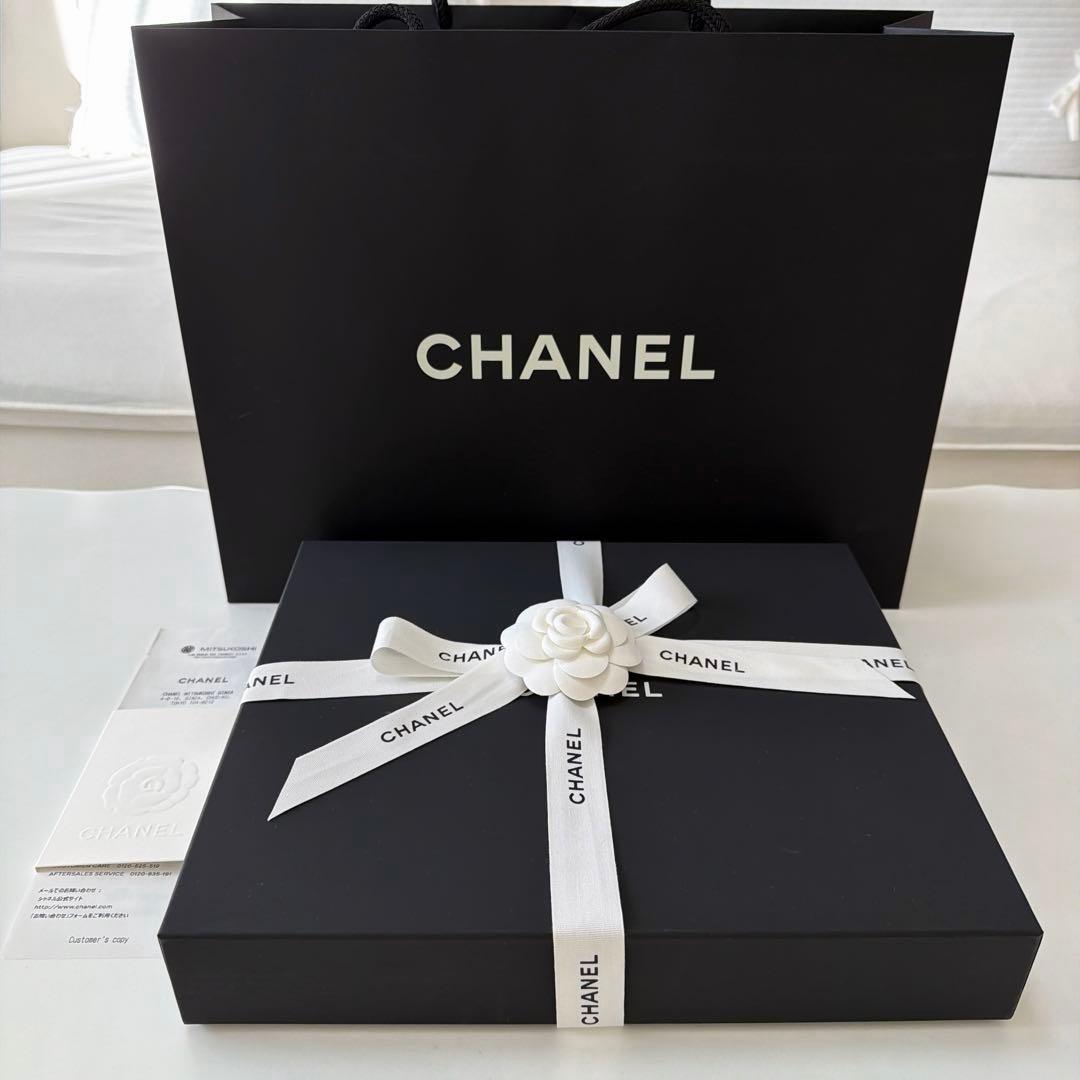 【新品未使用】CHANELシャネル2026年2月購入品リバーシブル マフラー希少