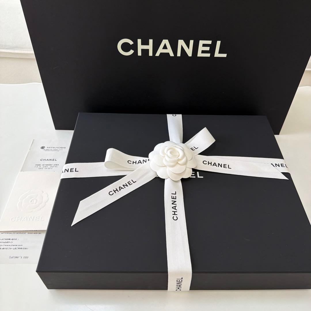 【新品未使用】CHANELシャネル2026年2月購入品リバーシブル マフラー希少