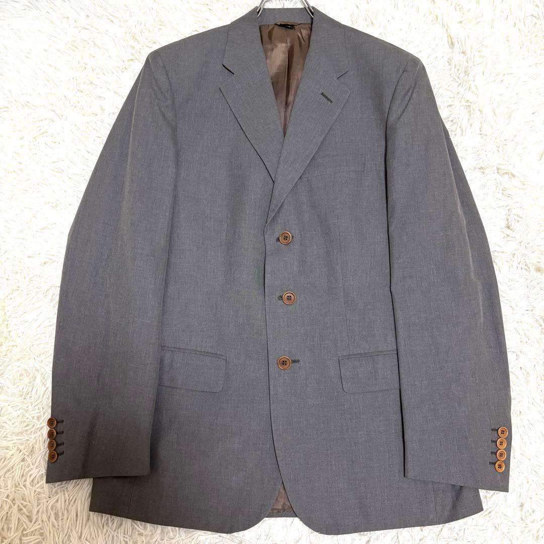本人期 HELMUT LANG ヘルムートラング スーツ 46 イタリア製グレー