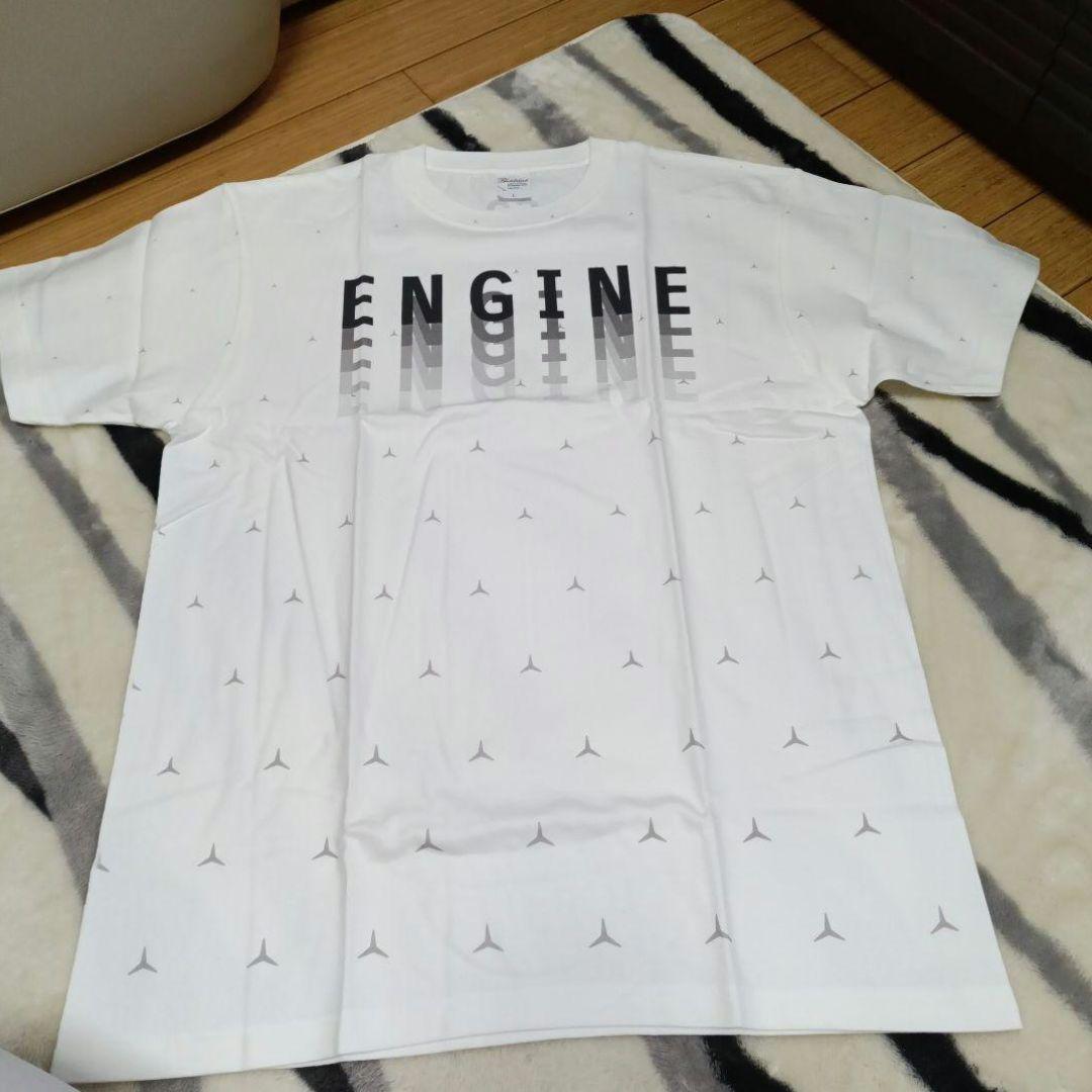 【2枚おまとめ】メルセデス・ベンツ　スターパターン　Tシャツ　Lサイズ　白黒