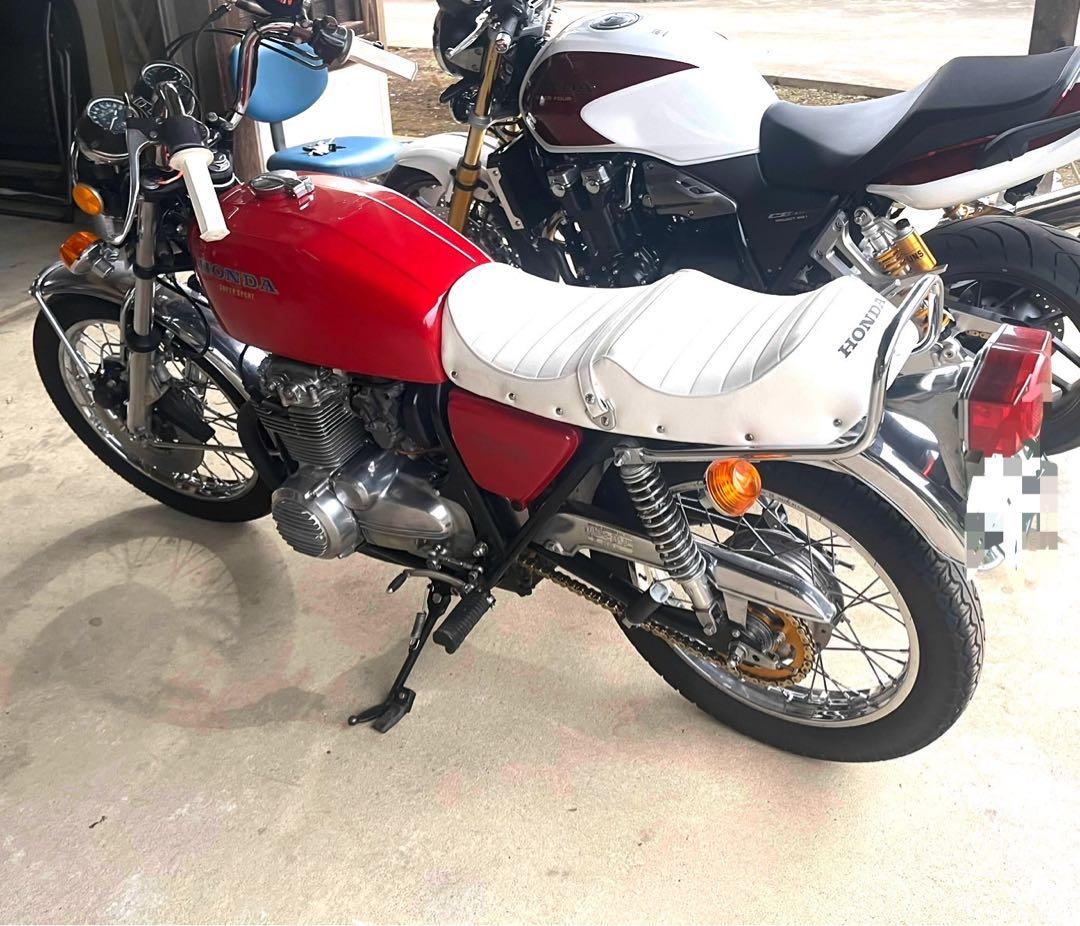 HONDA CB400Four タックロール　シート