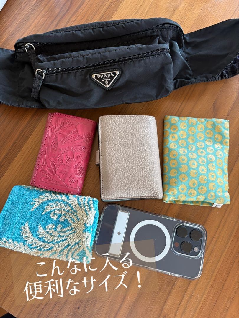 @28taさん専用【美品】プラダ　ボディバッグ　ショルダーバッグ　三角ロゴ