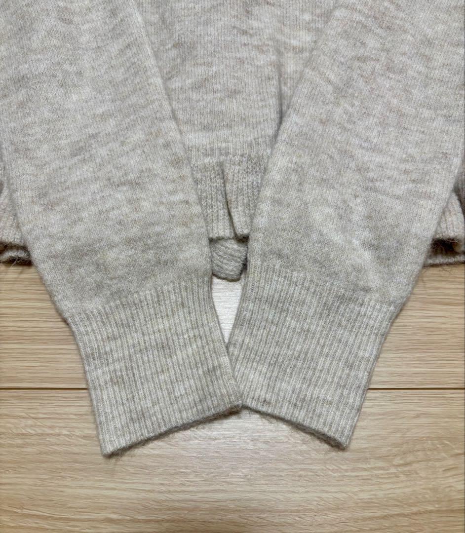 即日発送　新品　LOWRYS FARM チビフリルカーディガンＬＳ　アイボリー