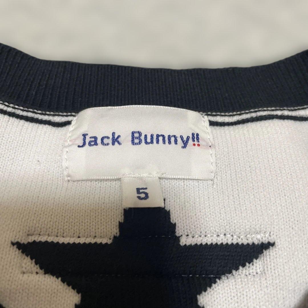 Jack Bunny!! ジャックバニー 厚手 ニットプルオーバー 星柄 5