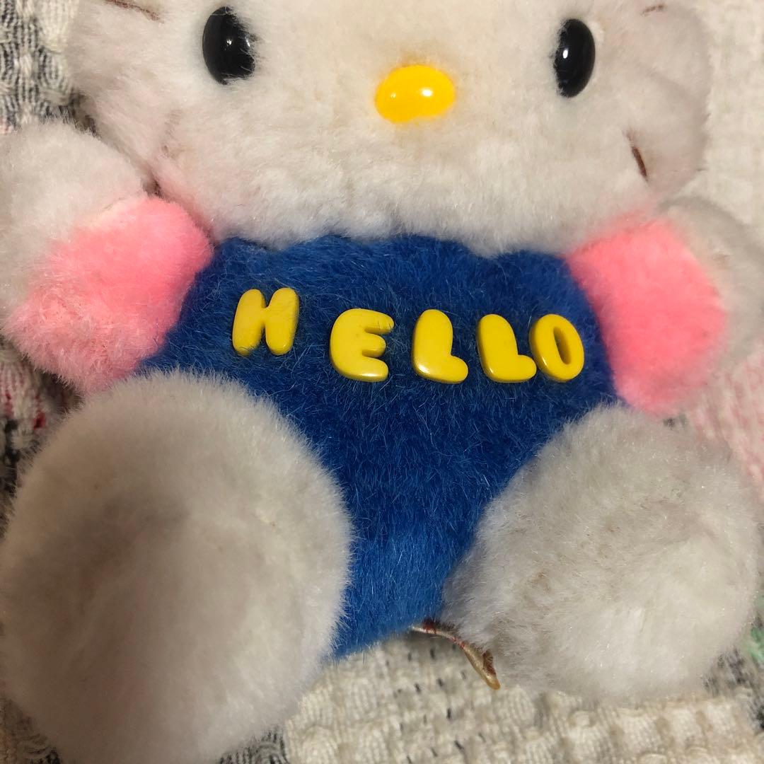 サンリオ　レトロ　サンリオ旧ロゴ有　ハローキティ　ぬいぐるみ　中古品