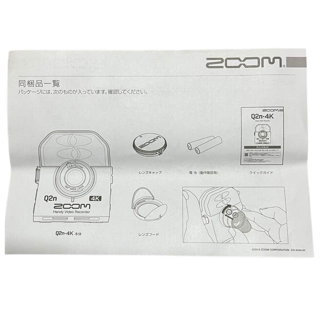 ZOOM Q2n-4K ハンディビデオレコーダー