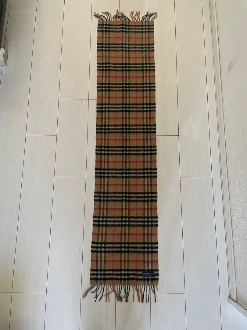 BURBERRY ノバチェック マフラー カシミヤ100% バーバリー　レア