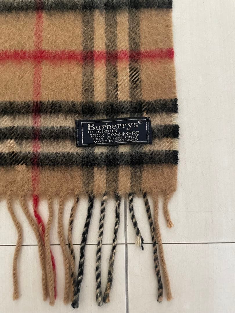 BURBERRY ノバチェック マフラー カシミヤ100% バーバリー　レア