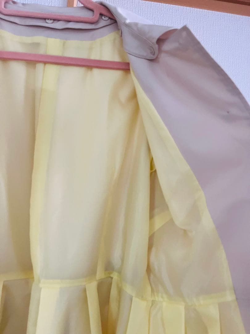 JENNE 付け襟 ハイウエストフレアコート S