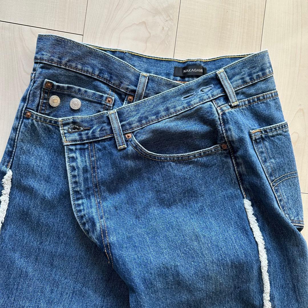 し*ん様 NAKAGAMI/Remake Denim levis デニム　ワイド