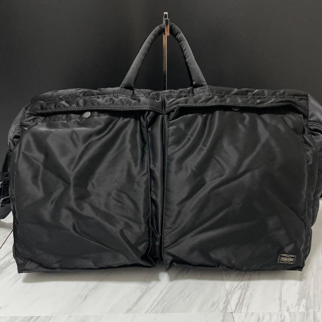 美品 特大XLサイズ⭐️PORTER 2way ボストンバッグ タンカー 黒 廃盤