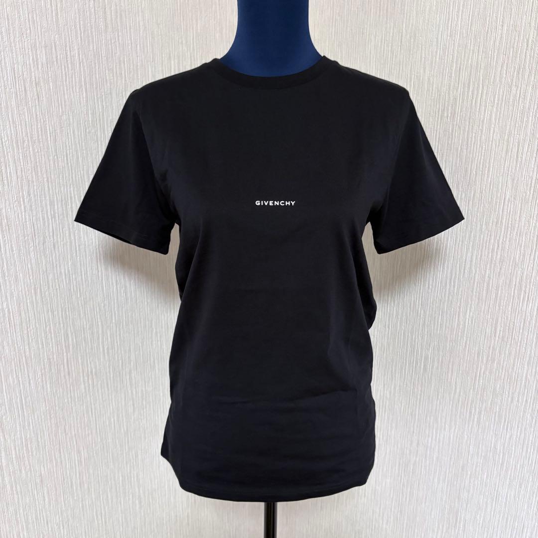 【美品】 GIVENCHY ロゴTシャツ　ブラック　Tシャツ カットソー