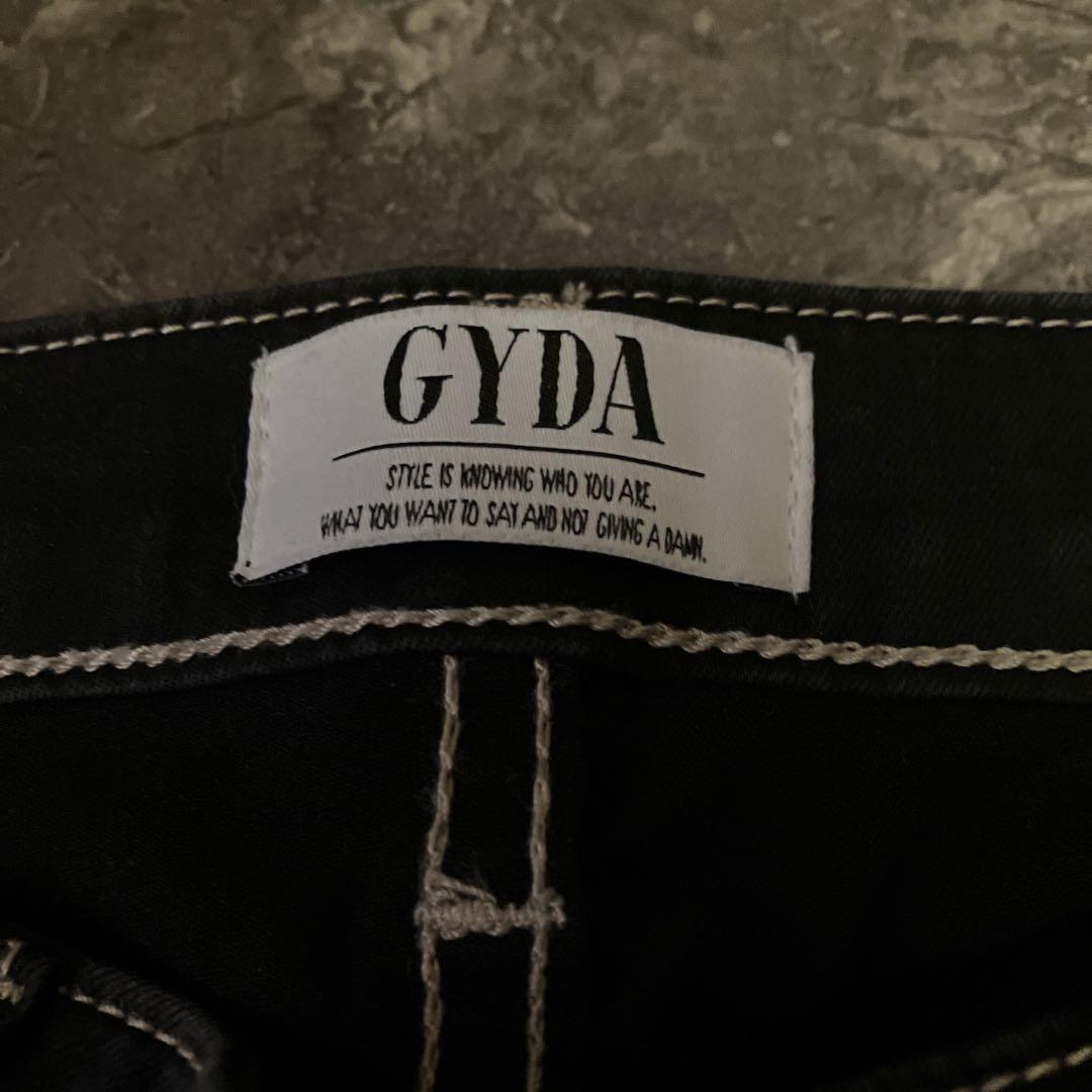 GYDA ジェイダ ワンウォッシュスキニーパンツ デニム ブラック
