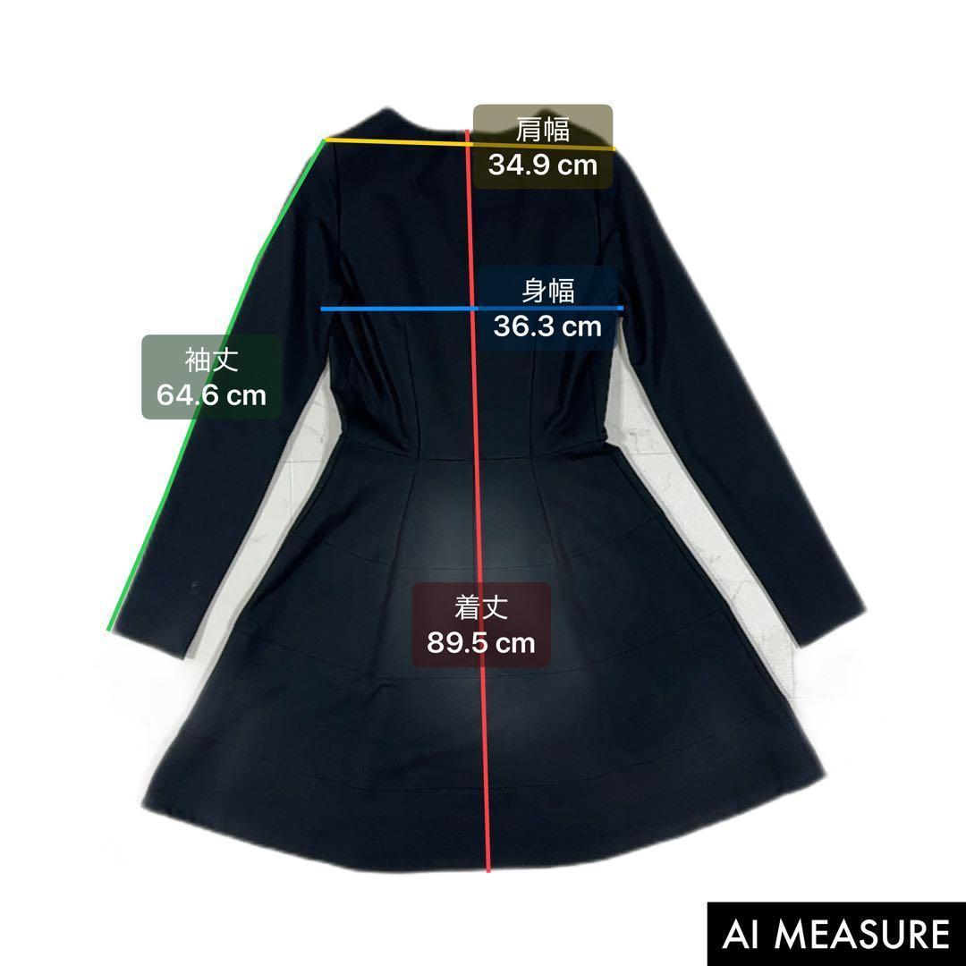 【美品】miu miu フレアワンピース Aライン　ミディ丈　M相当 プラダ