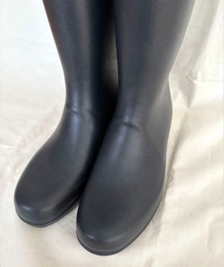 【ほぼ未使用】AIGLE エーグル ミリカ ラバーブーツ マリン 24.0cm