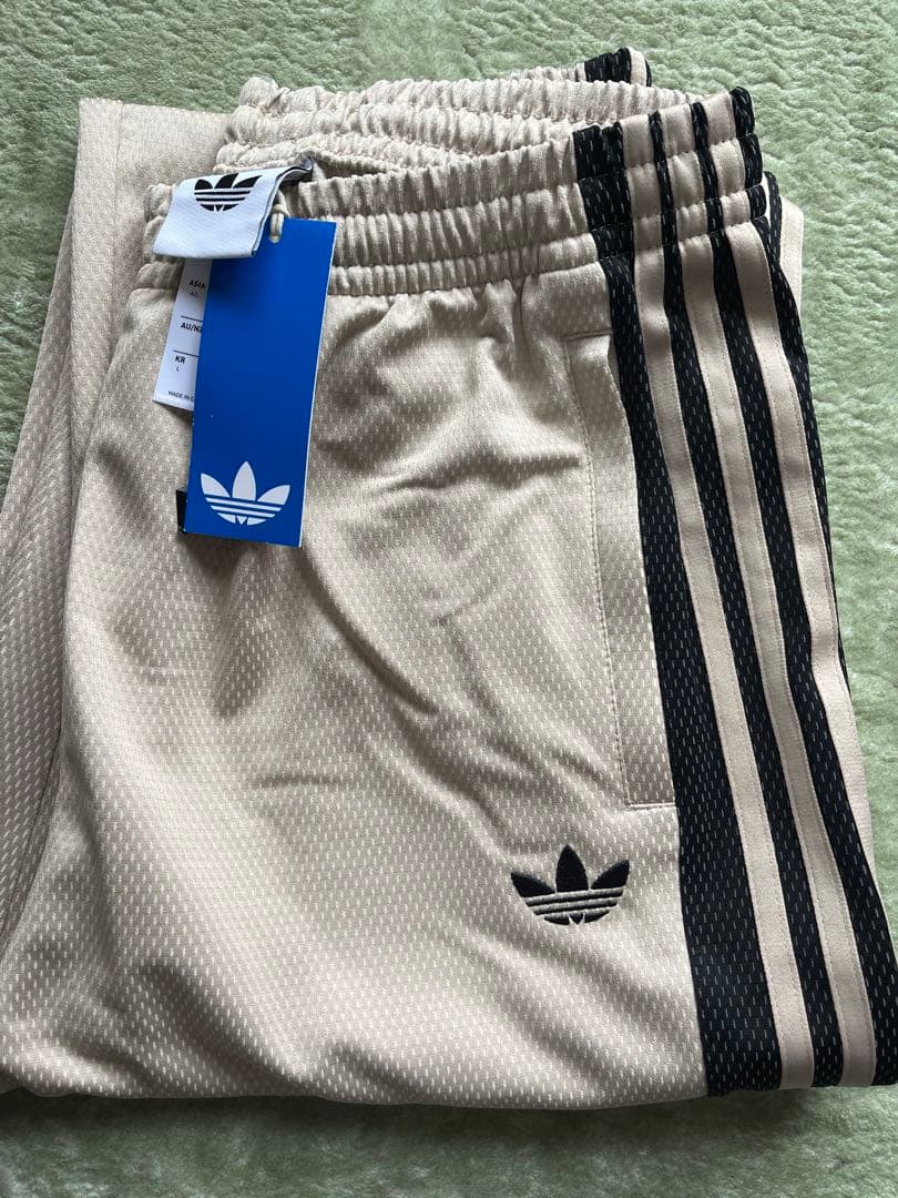 新品 藤井風 着用adidas ルーズ メッシュ トラックパンツ XL サイズ