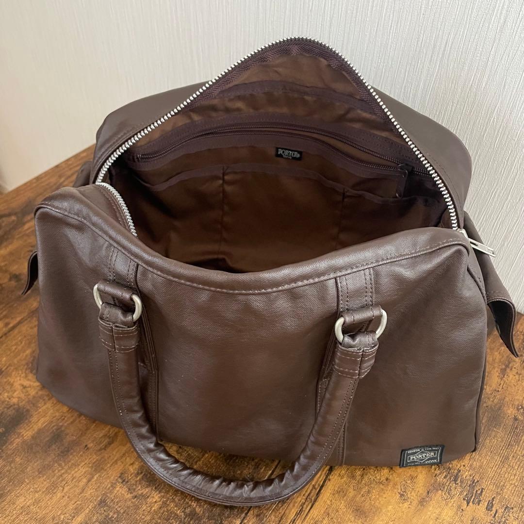 PORTER 廃盤　完売品　フリースタイル ボストンバッグ ブラウン