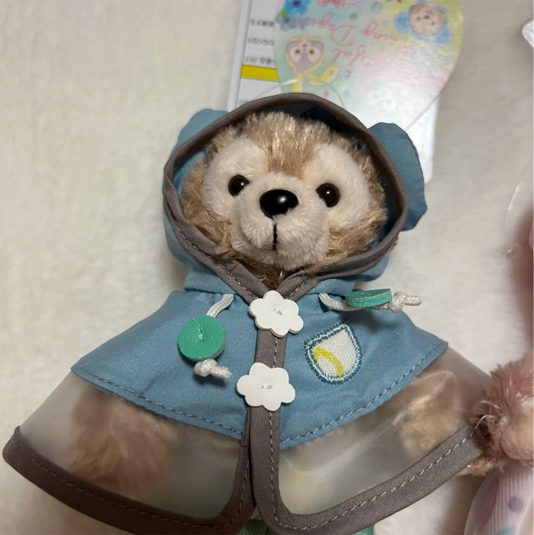 ビューティフル レイニーデイズ　ダッフィー ぬいぐるみバッジ
