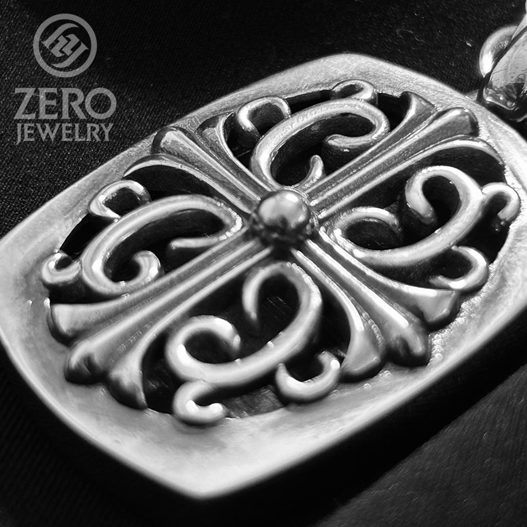【⭐️即日発送⭐️925刻印】クロス キーパーペンダント ネックレス