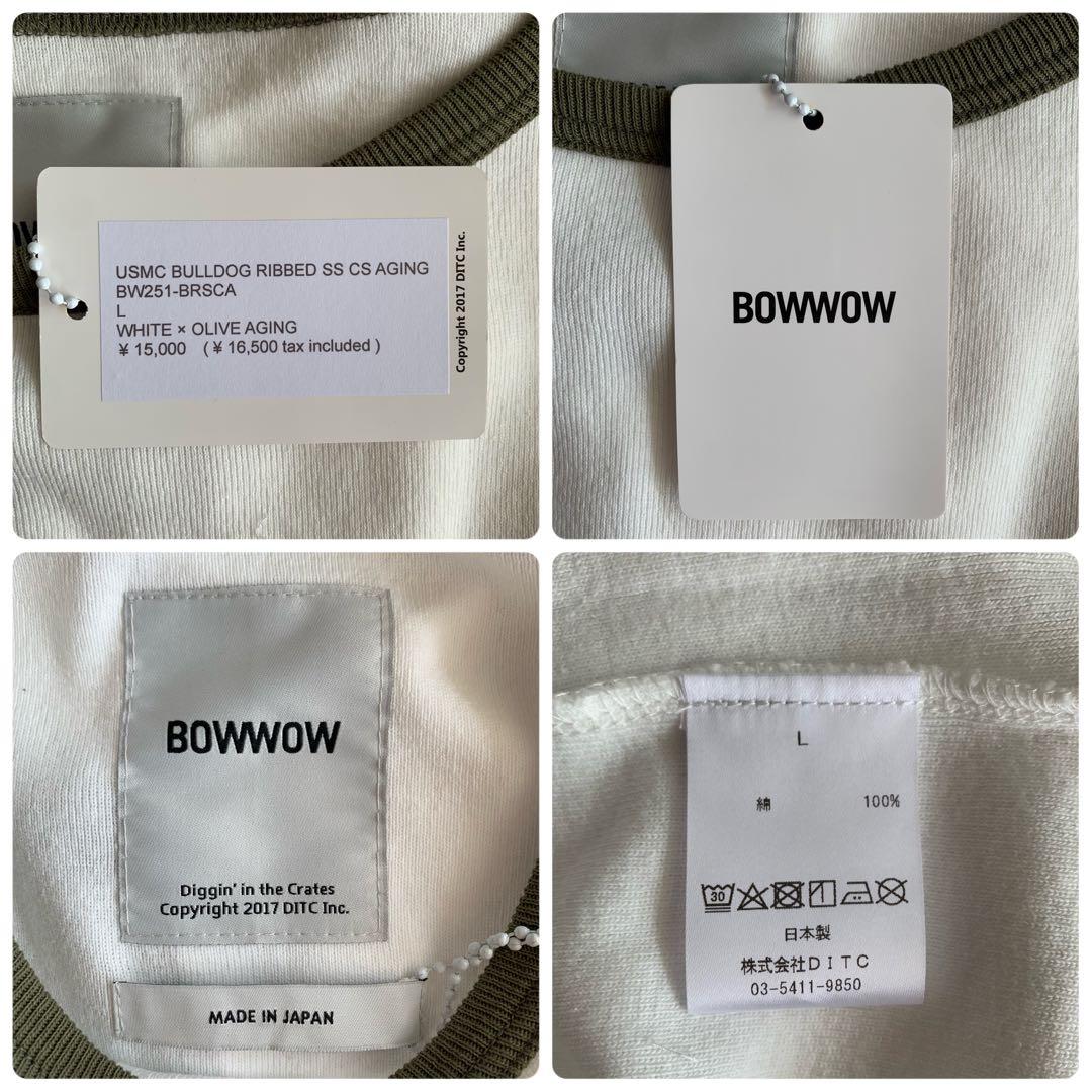 L【BOW WOW】BULLDOG RIBBED SS ／新品タグ付／送料込