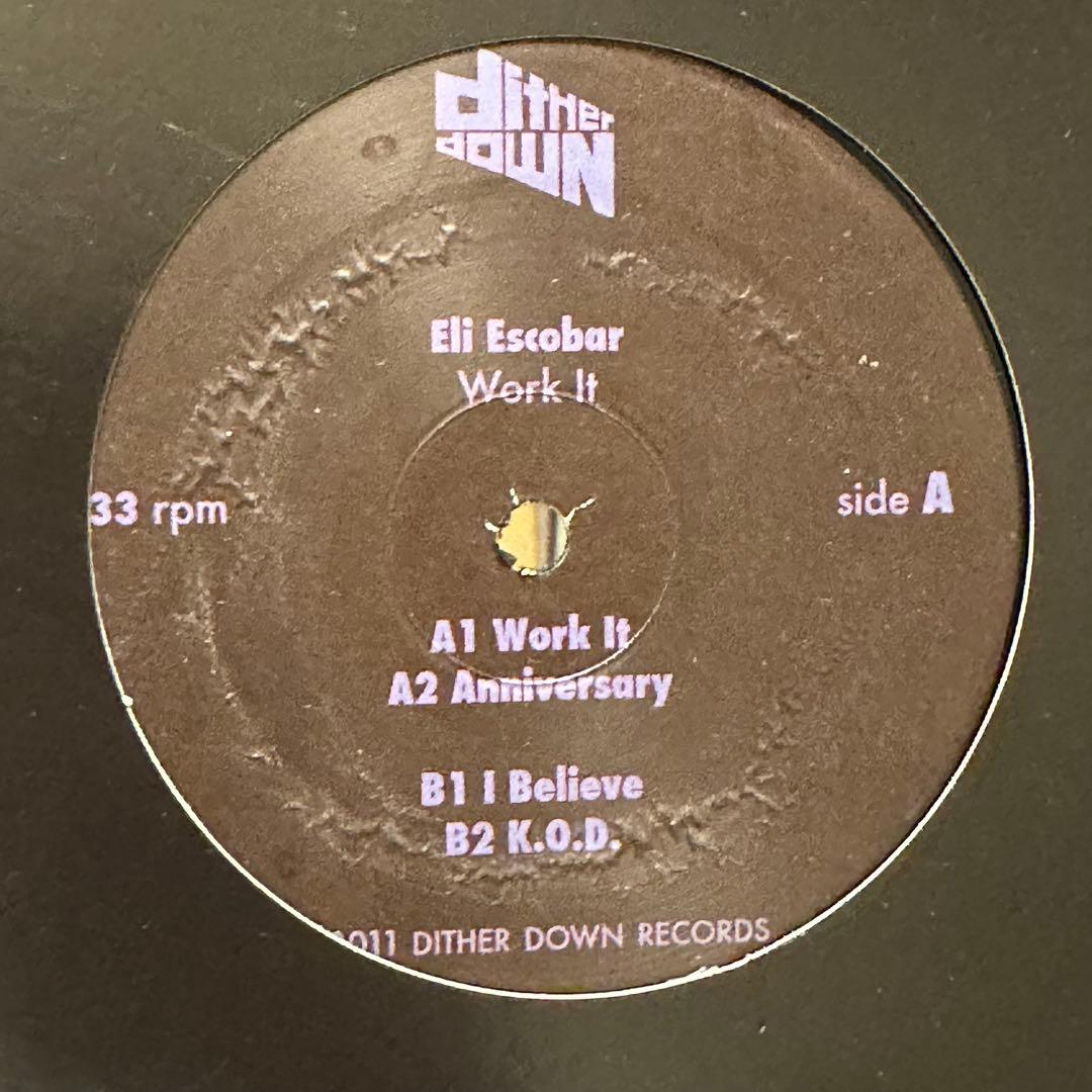 Eli Escobar - Work It 12インチレコード