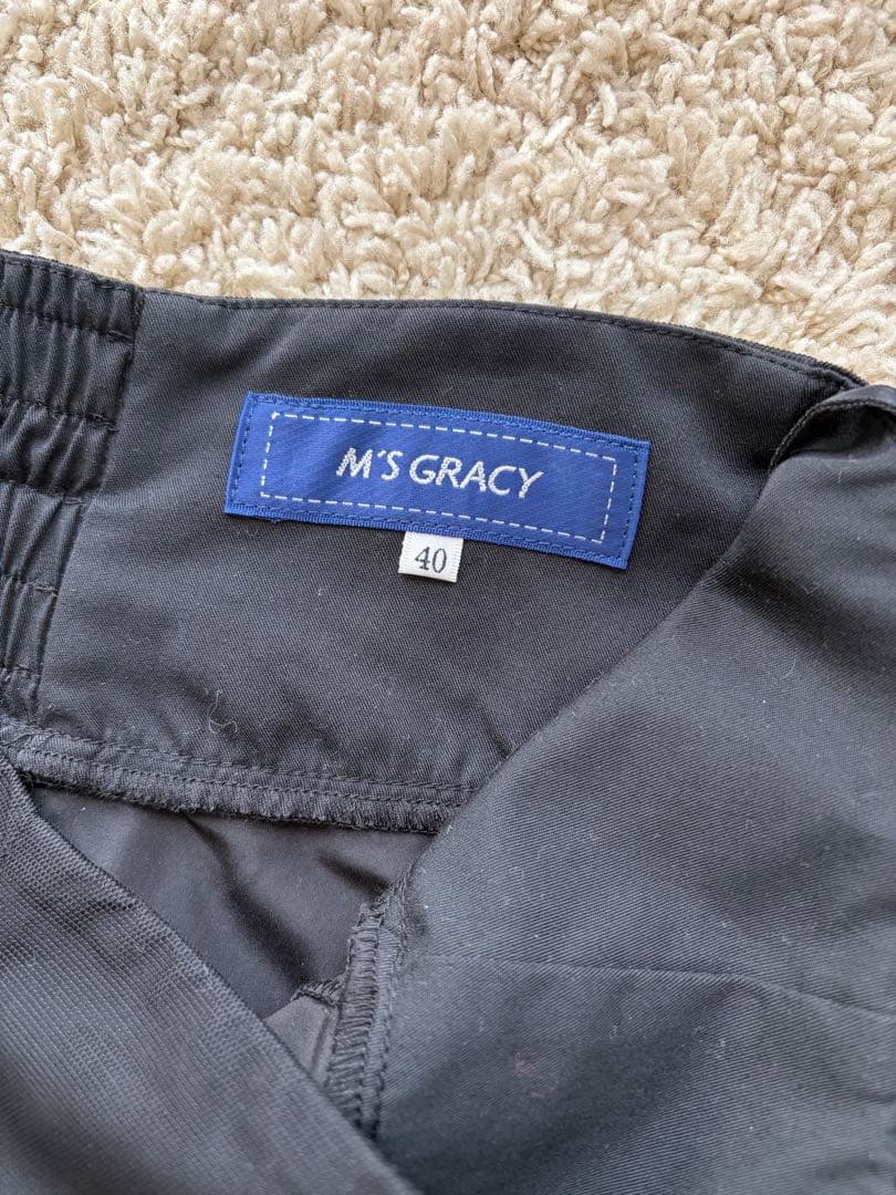 M'S GRACY ドット柄フレアスカート 40