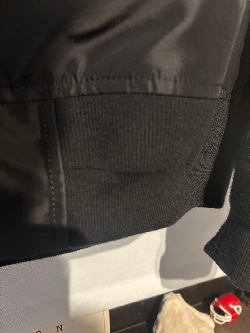 美品 sacai MA-1 ボンバージャケット ブラック 黒 タグ付き メンズ