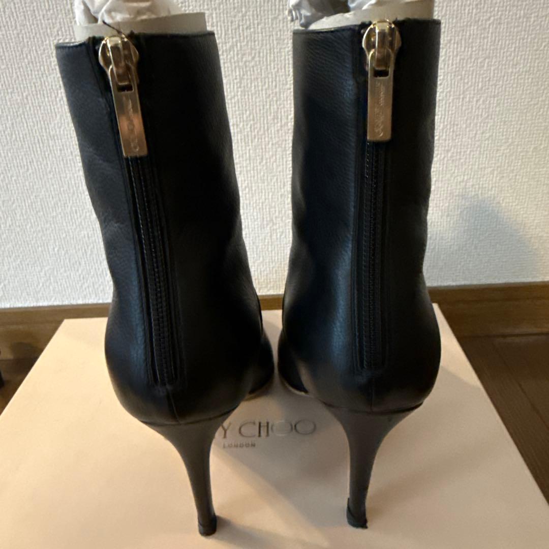 ジミーチュウ ショートブーツ 36 23cm ブラック jimmy choo