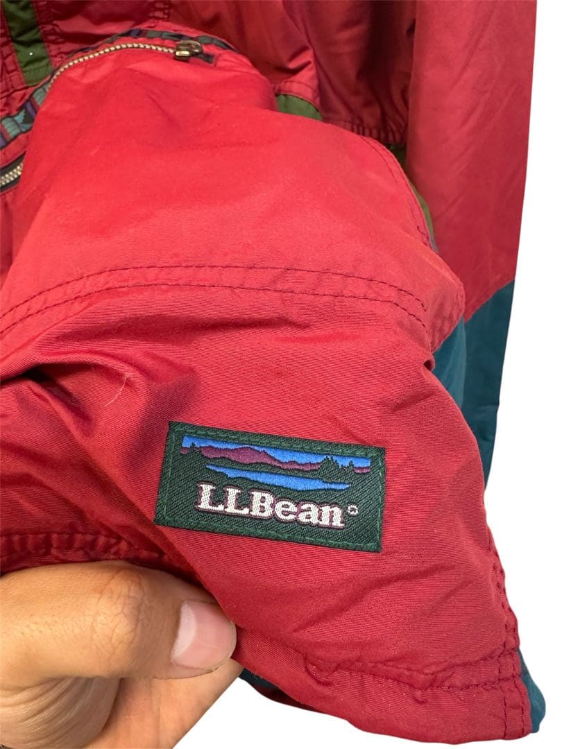 80sUSA製L.L.Beanアノラックパーカーチロリアンテープ Mサイズ