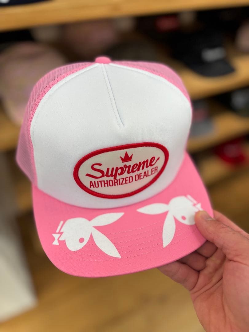 Supreme Playboy Dealer Cap ピンク